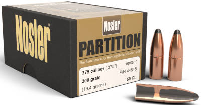 Nosler Geschosse .375, Partition Sp 300gr (50Pcs.)