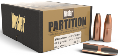 Nosler Geschosse .416, Partition Sp 400gr (50Pcs.)