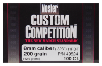 40.7495.24 - Nosler Projectile 8mm, CC HPBT 200gr (100Pcs.)