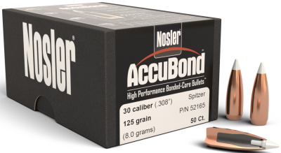 Nosler Geschosse .30, AccuBond Sp 125gr (50Pcs.)