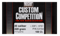 40.7531.54 - Nosler Geschosse .30, CC HPBT 220gr (100Pcs.)