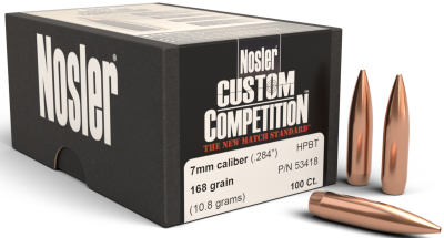 Nosler Geschosse 7mm, CC HPBT 168gr (100Pcs.)