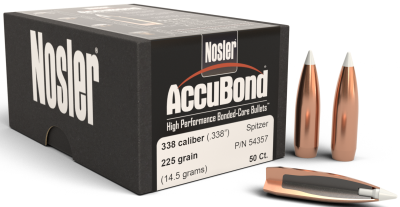 Nosler Geschosse .338, AccuBond Sp 225gr (50Pcs.)