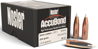 Nosler Projectile 8mm, AccuBond Sp 200gr (50Pcs.)