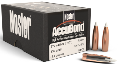 Nosler Projectile .270, AccuBond Sp 130gr (50Pcs.)