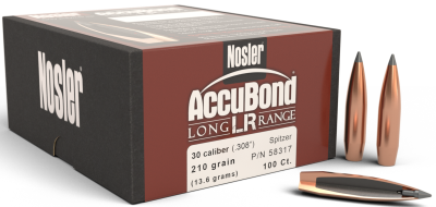 Nosler Geschosse .30, ABLR Sp 210gr (100Pcs.)