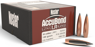 Nosler Geschosse .30, ABLR Sp 190gr (100Pcs.)