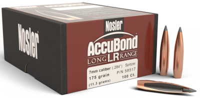 Nosler Projectile 7mm, ABLR Sp 175gr (100Pcs.)