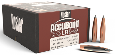 Nosler Geschosse 7mm, ABLR Sp 168gr (100Pcs.)