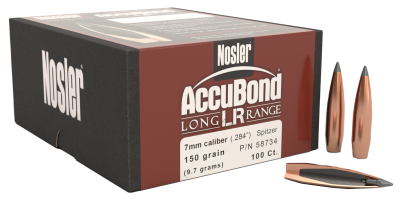 Nosler Geschosse 7mm, ABLR Sp 150gr (100Pcs.)