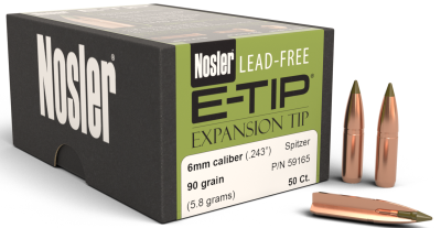 Nosler Geschosse 6mm, E-Tip Sp 90gr (50Pcs.)