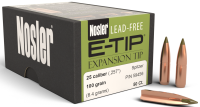 40.7594.56 - Nosler Projectile .25, E-Tip Sp 100gr (50Pcs.)