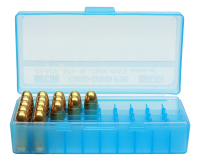 40.9942 - MTM Munitionsbox ClearBlue 50 Patronen, Kal .45ACP