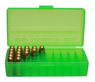 MTM Munitionsbox ClearGreen 50 Patronen, Kal.45ACP