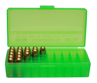 40.9944 - MTM Munitionsbox ClearGreen 50 Patronen, Kal.45ACP