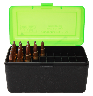 MTM Munitionsbox ClearGreen 50 Patronen, Kal.7.5