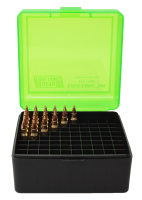 40.9957 - MTM Munitionsbox ClearGreen 100 Patronen, Kal.223