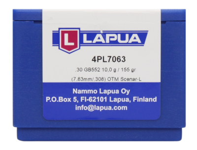 Lapua projectile 7.62mm, Scenar-L OTM 155gr GB552