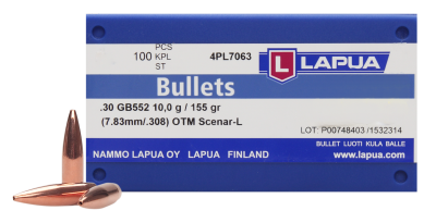 Lapua projectile 7.62mm, Scenar-L OTM 155gr GB552