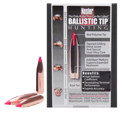 Nosler Geschosse 7mm, BallisticTip 150gr (50Pcs.)