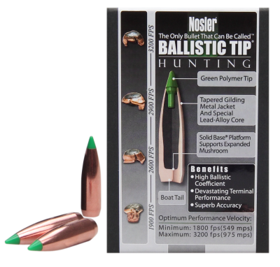 Nosler Geschosse .30, BallisticTip 150gr (50Pcs.)