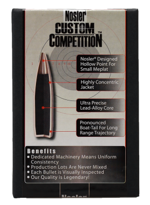 Nosler Projectile .22, CC HPBT 77gr (100Pcs.)