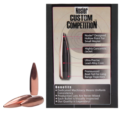 Nosler Projectile .30, CC HPBT 155gr (100Pcs.)