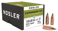 40.7593.87 - Nosler Geschosse 7.62x39, E-Tip 123gr (50Pcs.)