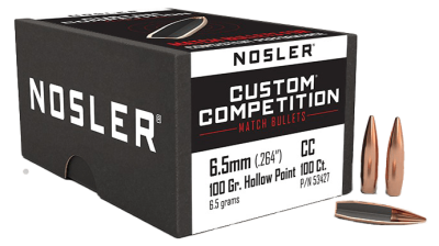 Nosler Geschosse 6.5mm, CC HPBT 100gr (100Pcs.)