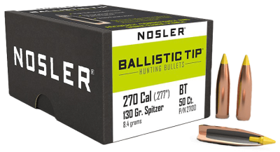 Nosler Geschosse .270, BallisticTip 130gr (50Pcs.)