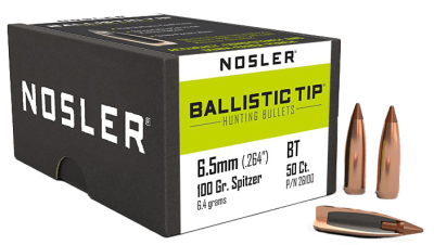 Nosler Geschosse 6.5mm, BallisticTip 100gr(50Pcs.)