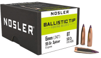 40.7240.95 - Nosler Projectile 6mm, BallisticTip 95gr (50Pcs.)