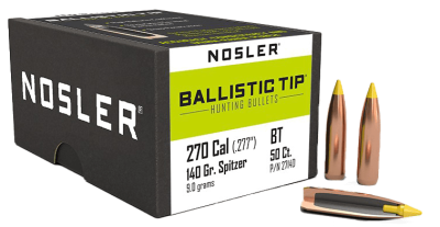 Nosler Geschosse .270, BallisticTip 140gr (50Pcs.)