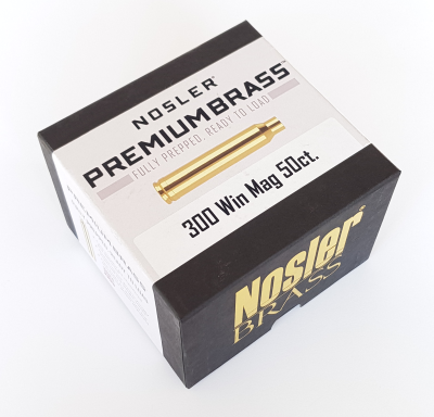 Nosler Douilles .300WinMag, NC Brass (50Pcs.)