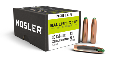 Nosler Geschosse .30, BallisticTip 220gr (50Pcs.)