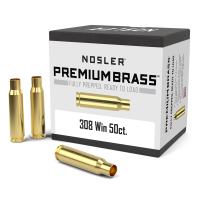 40.7340 - Nosler Douilles .308Win, NC Brass (50Pcs.)