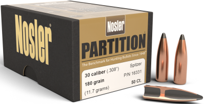 Nosler Geschosse .30, Partition SP 180gr (50Pcs.)