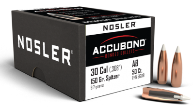 Nosler Geschosse .30, AccuBond Sp 150gr (50Pcs.)