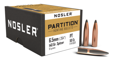 Nosler Geschosse 6.5mm, Partition Sp 140gr(50Pcs.)