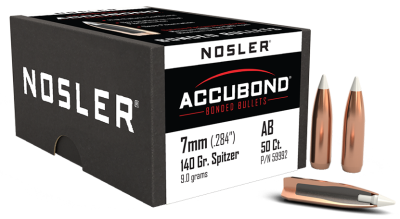 Nosler Geschosse 7mm, AccuBond Sp 140gr (50Pcs.)