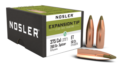 Nosler Geschosse .375, E-Tip 260gr (50Pcs.)