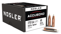 Nosler Projectile .270, AccuBond Sp 140gr (50Pcs.)