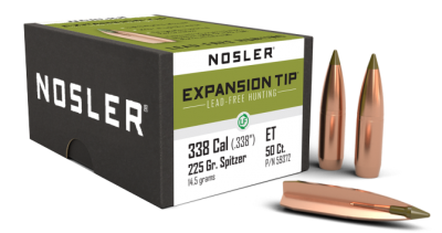 Nosler Geschosse .338, E-Tip 225gr (50Pcs.)