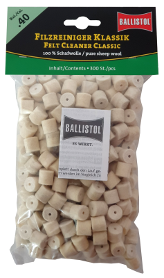 Ballistol Tampon de nettoyage Classique .40 (300)