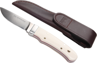 Linder Jagdmesser Hunter N695 Elfenbein-Micarta