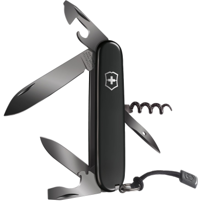 VICTORINOX Spartan PS, 91mm, SCHWARZ