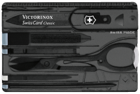 VICTORINOX Swiss Card Onyx schwarz transparent