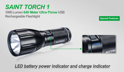 Nextorch lampe Saint Torch 1, LED