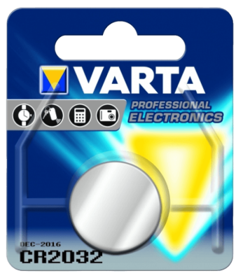 Varta Batterie CR 2032 Lithium 3V Knopfzelle