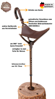 60.6523.1 - AKAH Jagdsitzstock, verstellbare Sitzhöhe  50-70cm